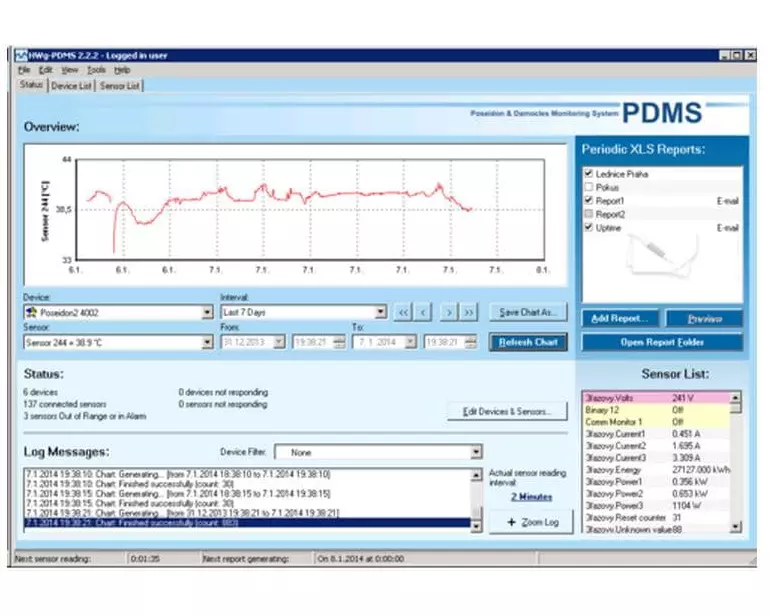 HWgroup Software PDMS 20 SW-Lizenz bis 20 Sensoren