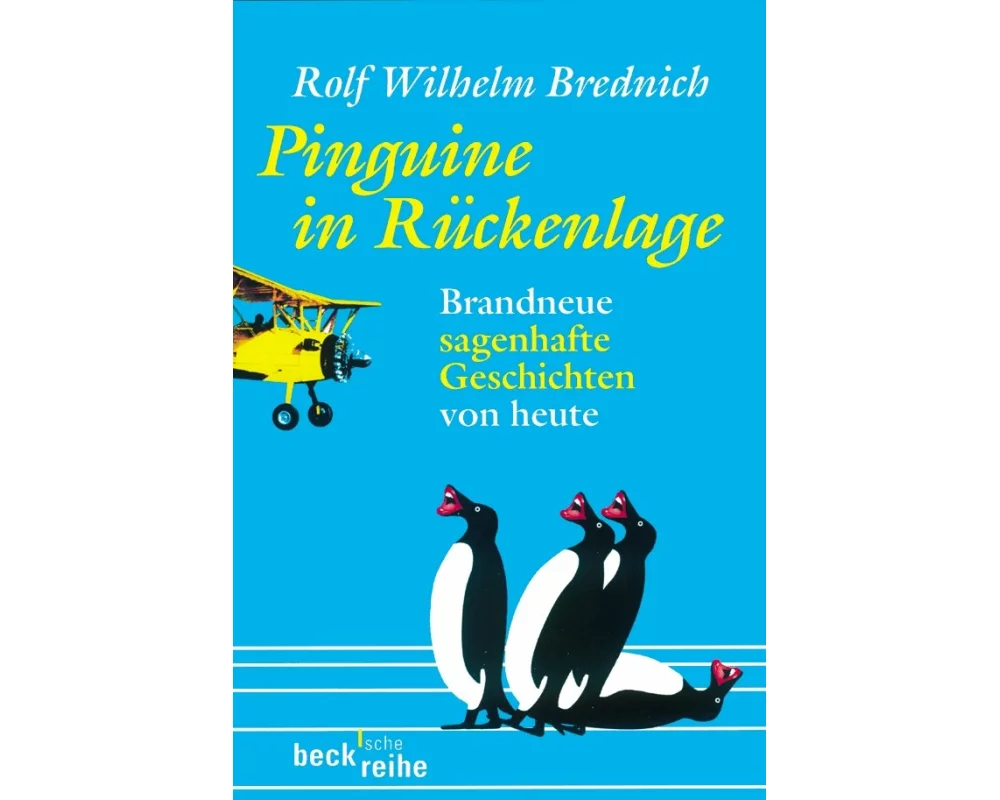 Pinguine in Rückenlage