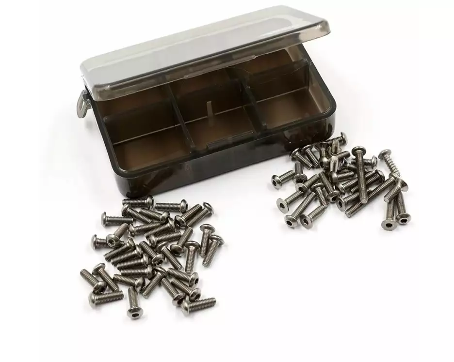 Yeah Racing Schraubenbox Titanium Tamiya TT-02 Type SR