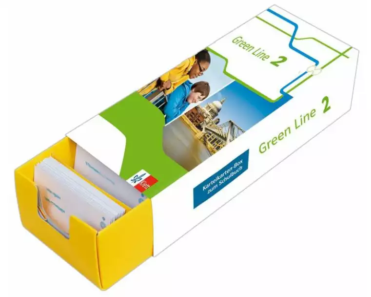 Vokabel-Lernbox zum Schulbuch.Green Line 2 Bayern Klasse 6