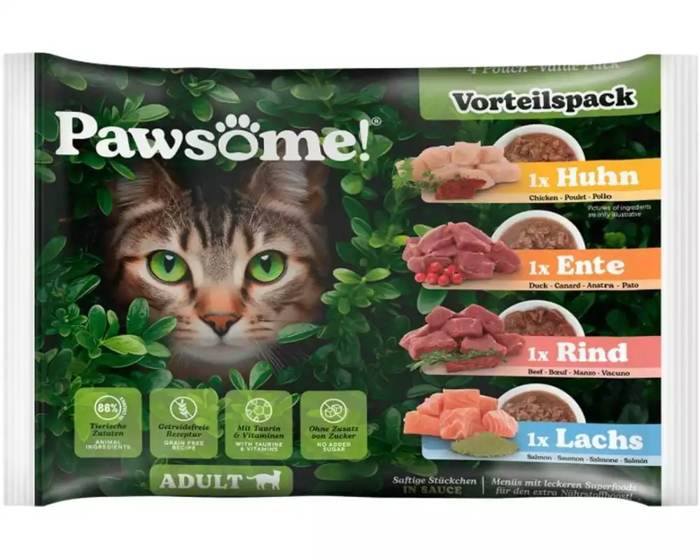 Pawsome Cat Superfood Mixpack 4 x 85 g
