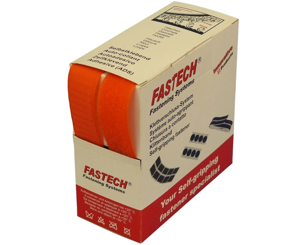 FASTECH Klettband-Box Orange
