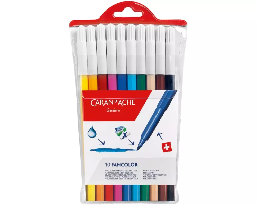 Caran d'Ache Filzstift Fancolor 10 Stück