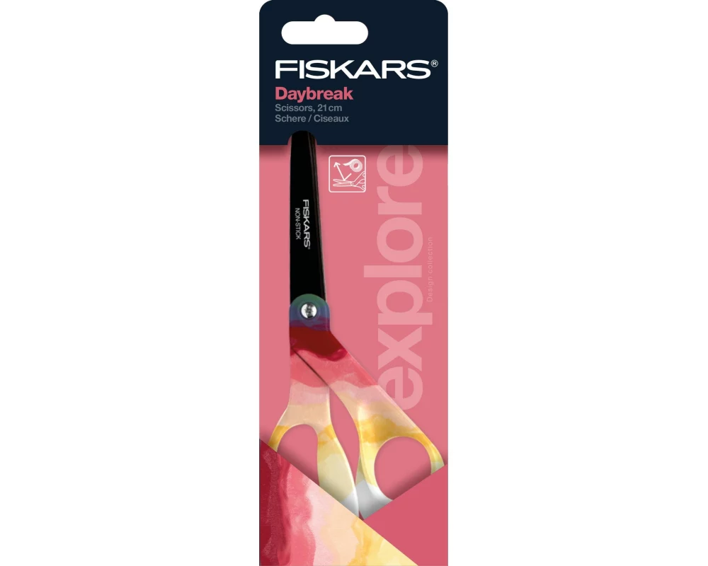 Fiskars Schere Daybreak 21 cm, Rostfreier Stahl, Rechtshänder