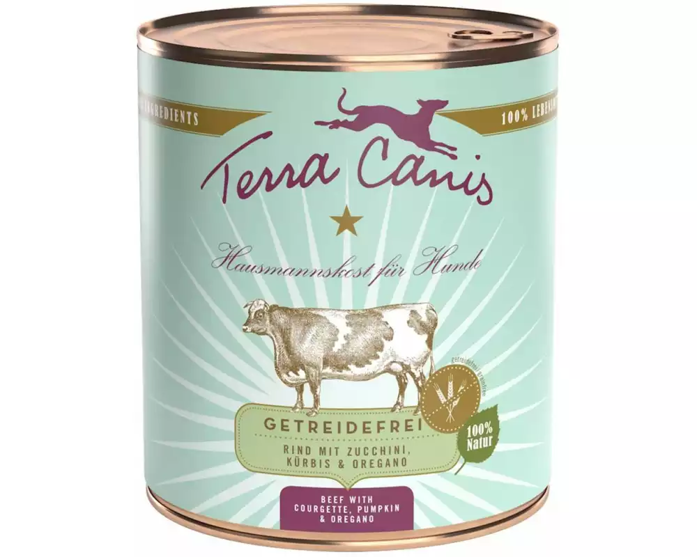 Terra Canis Nassfutter Getreidefrei Rind, 800 g