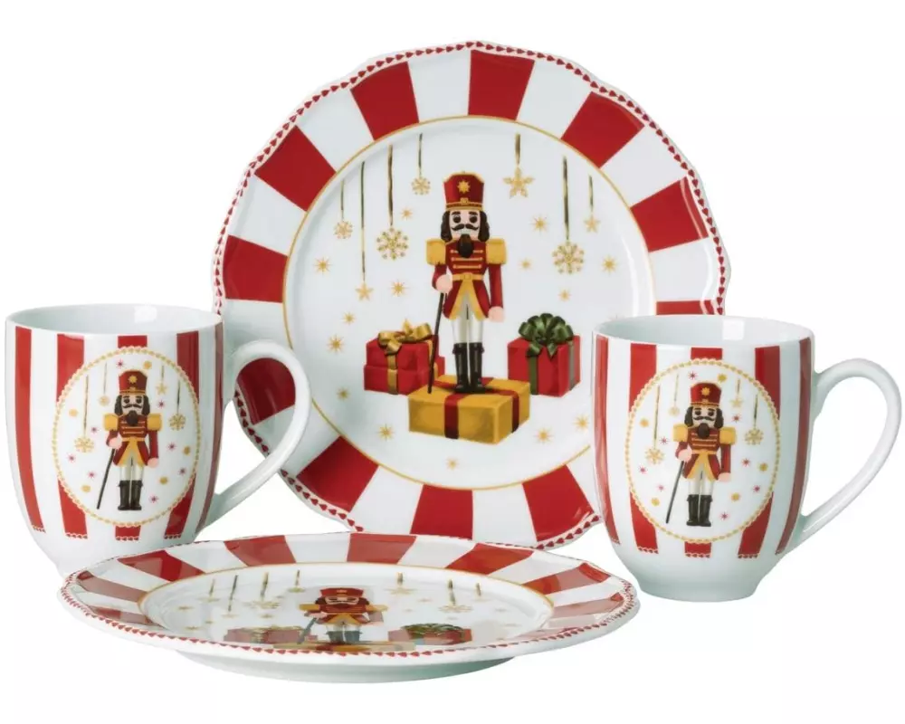 Hutschenreuther Christmas Love Set 4-teilig, Rot