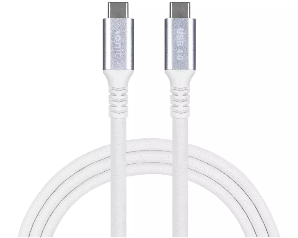 onit USB4-Kabel Pro USB-C - USB-C 1 m, Weiss