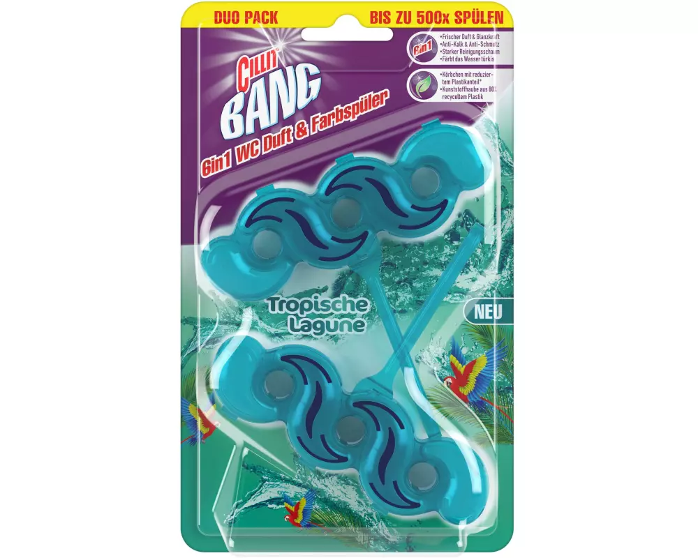 Cillit Bang WC-Reiniger 6in1 Tropische Lagune 2 Stück