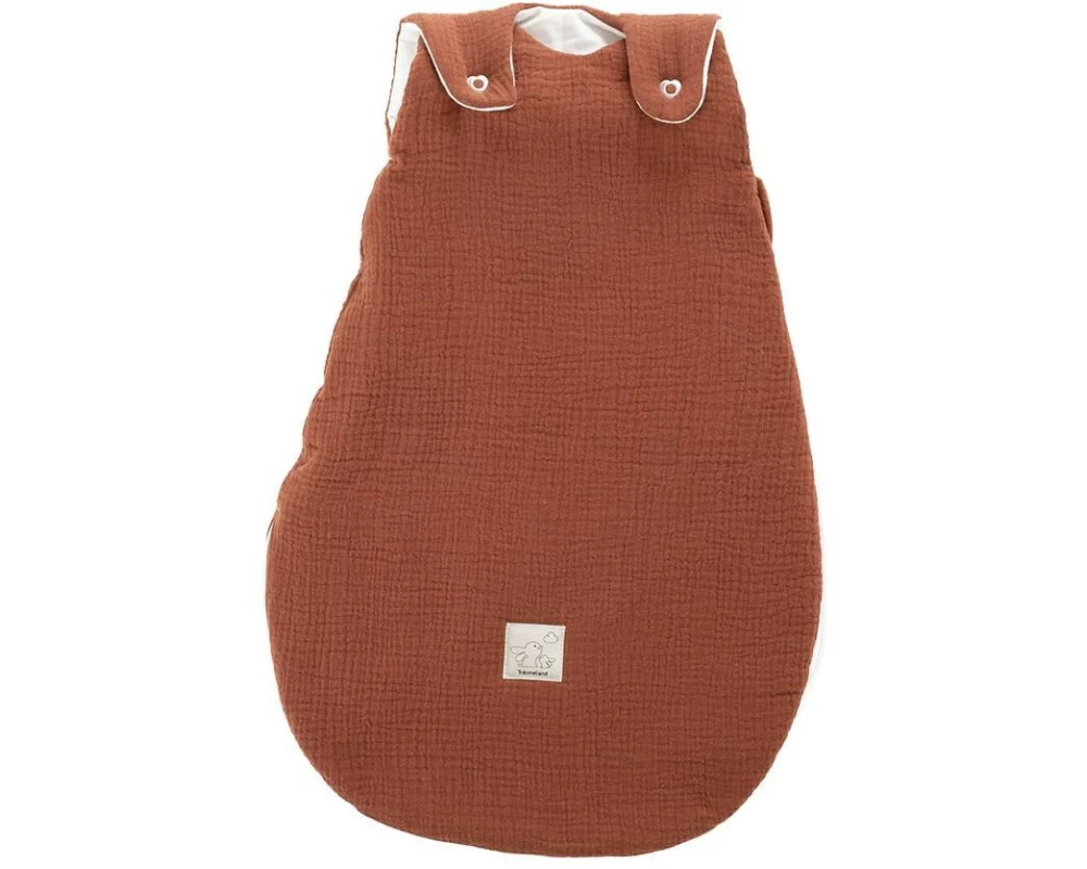 Träumeland Ganzjahresschlafsack Musselin Terrakotta Grösse 74/80