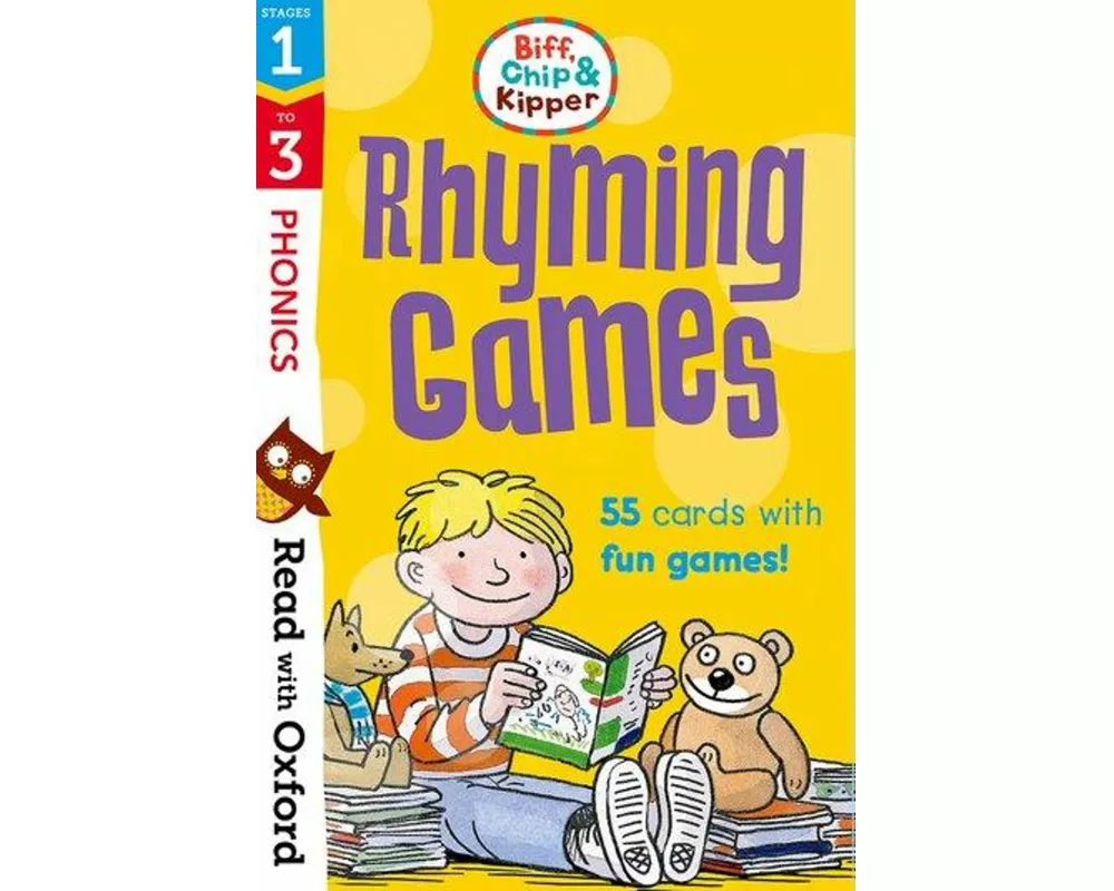 Read with Oxford: Stages 1-3: Biff, Chip and Kipper: Rhyming Games Flashcards