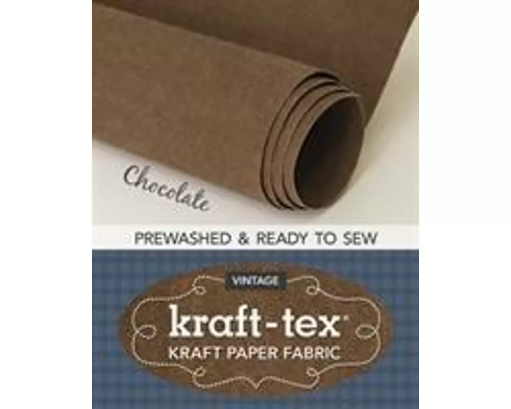 kraft-tex Vintage Roll, Chocolate Prewashed