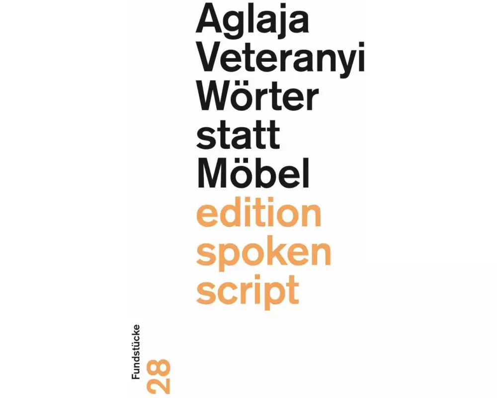 Wörter statt Möbel
