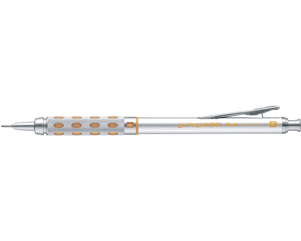 PENTEL Graphgear 0.9mm XPG1019-G silber/gelb