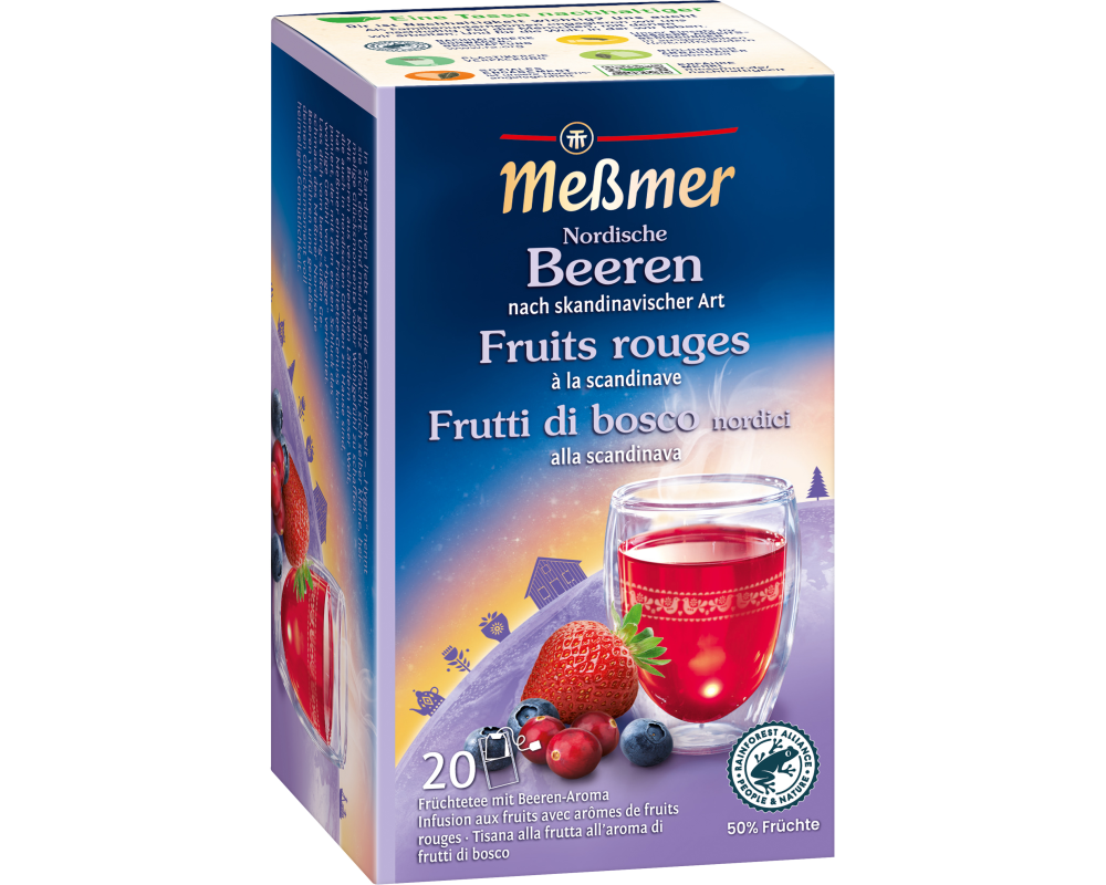 MESSMER Nordische Beeren 10812500 Beutel 2.5g, 20 Stk.