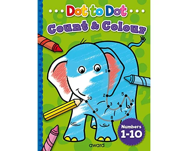 Dot to Dot Count and Colour 1 to 10