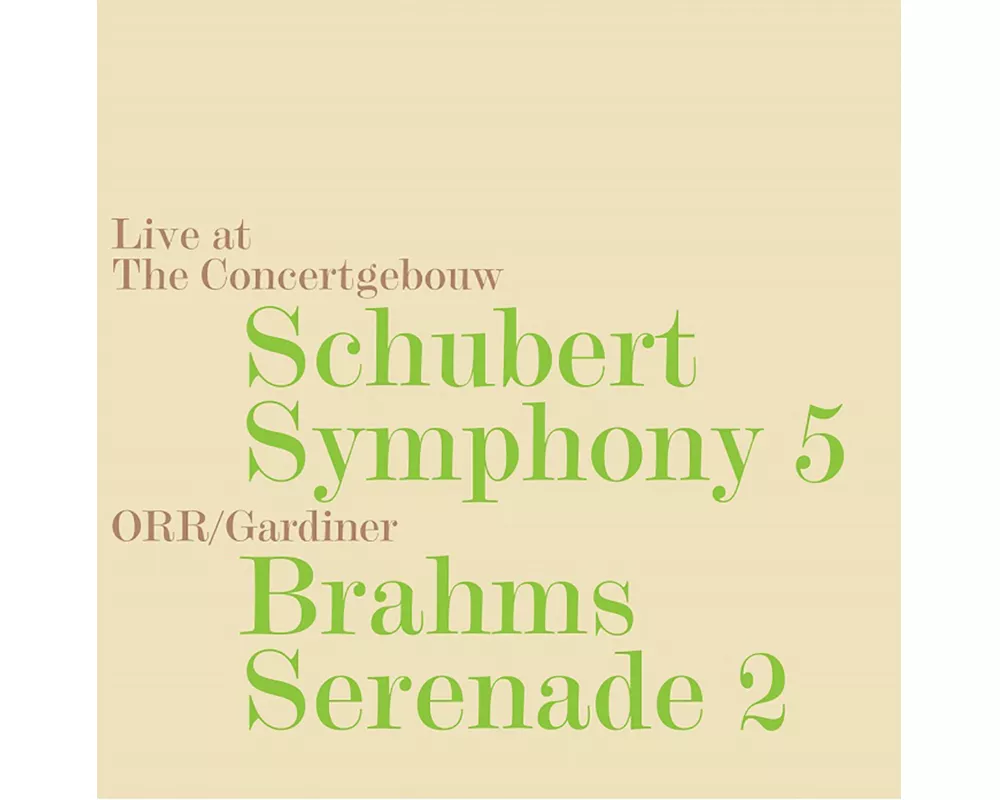 Schubert,Brahms - Symphony No 5 in B Flat Major D