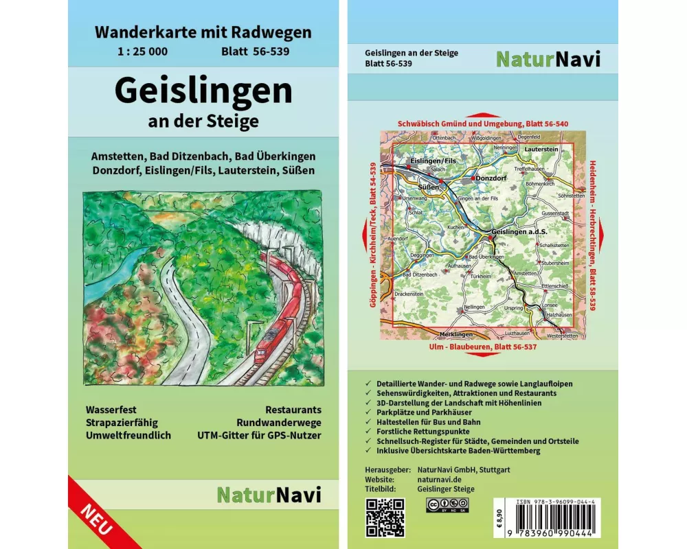 Geislingen an der Steige 1 : 25 000