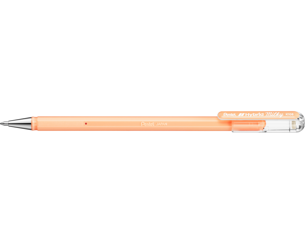 PENTEL Roller Hybrid Metal 0.8mm K108-PF pastell orange