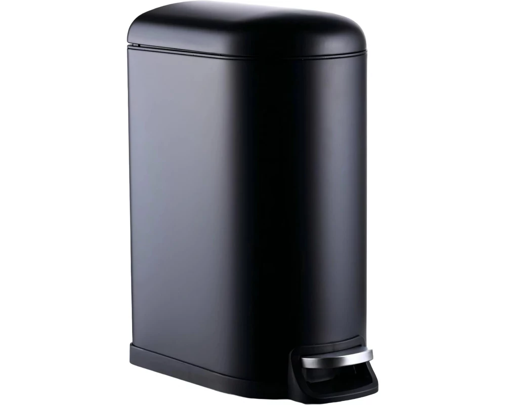 relaxdays Treteimer 10 L Schwarz