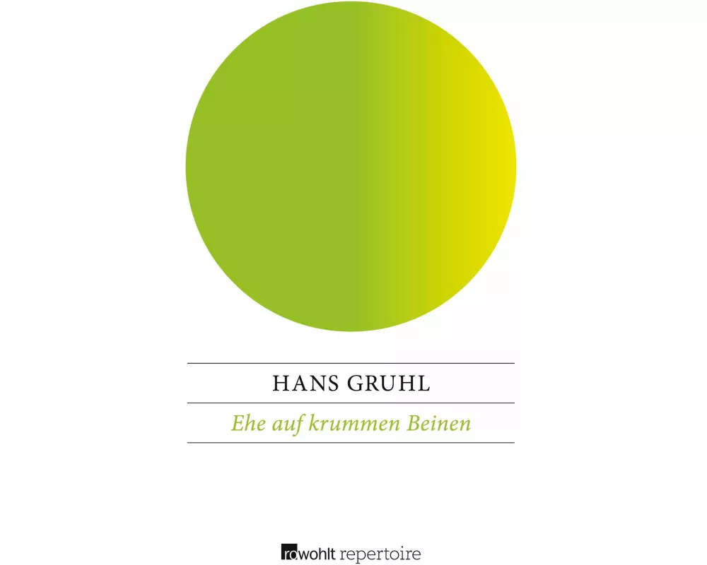 Ehe auf krummen Beinen