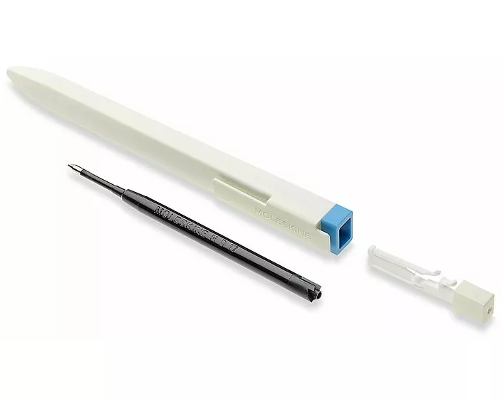 Moleskine Go - Pen Medium Tip 1,0 mm, Black, Pattern Cyan