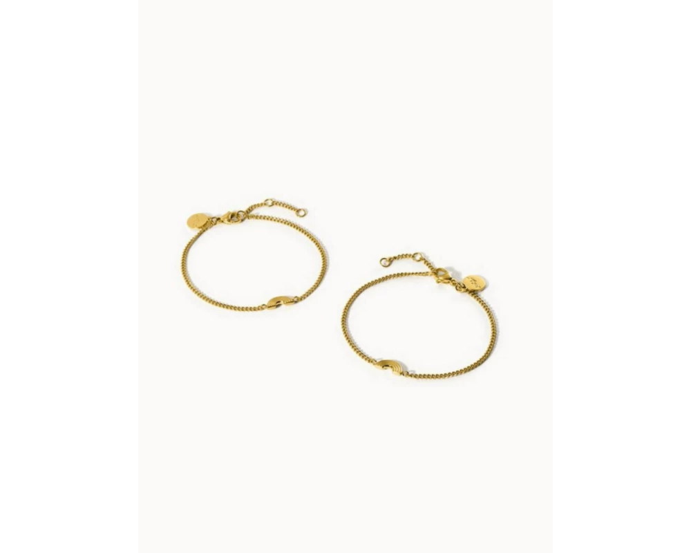 Purelei Rainbow Love Armband Edelstahl, Gold