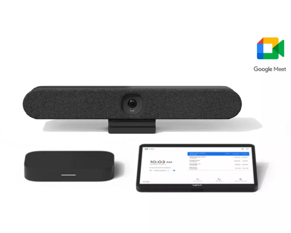 Huddle Room with TAP+Rally Bar Huddle for Google Meet