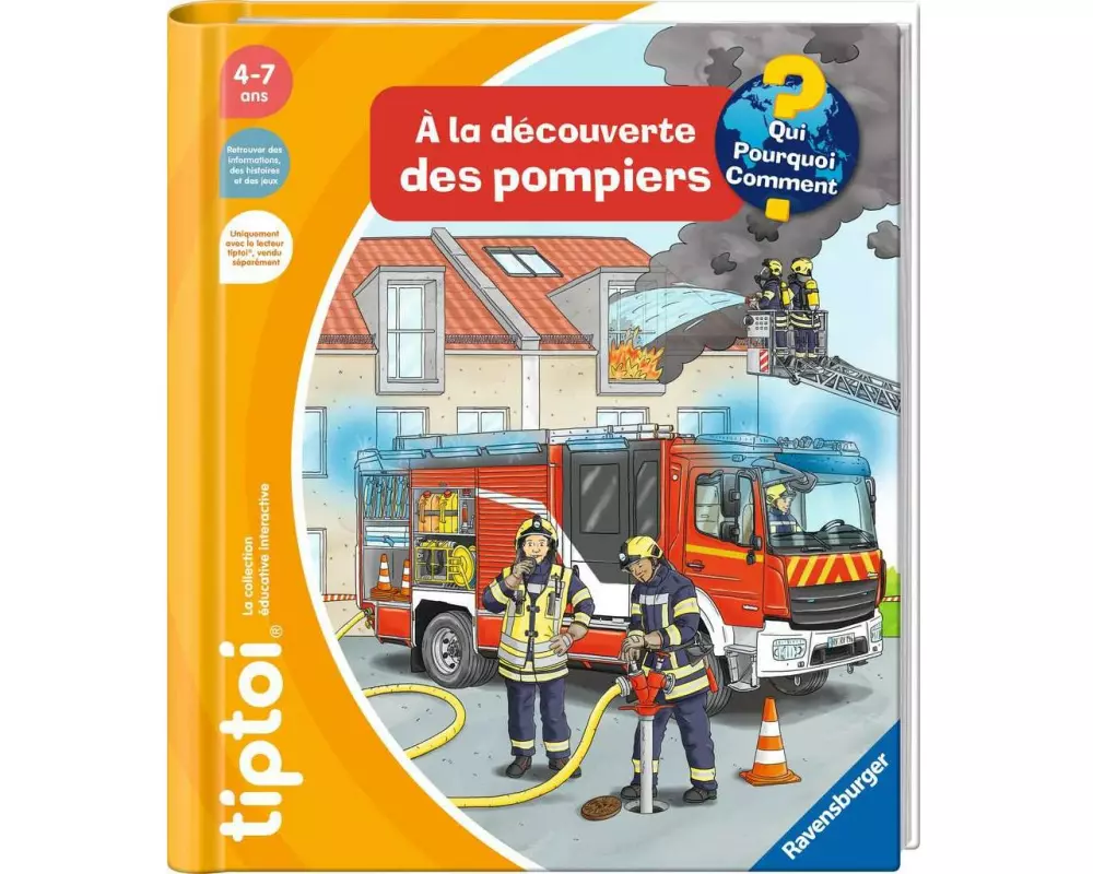 tiptoi Lernbuch Je découvre les pompiers -FR-