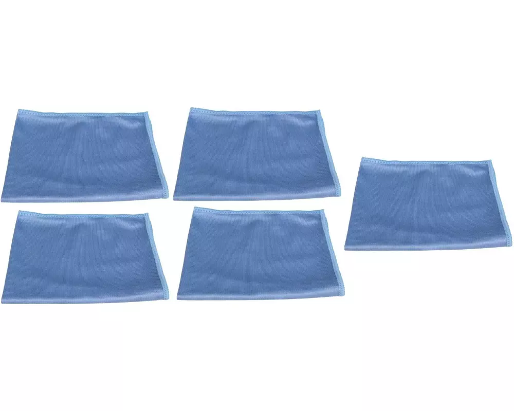 Edi Baur Fensterreinigungstuch Crystal 5 Stück, Blau