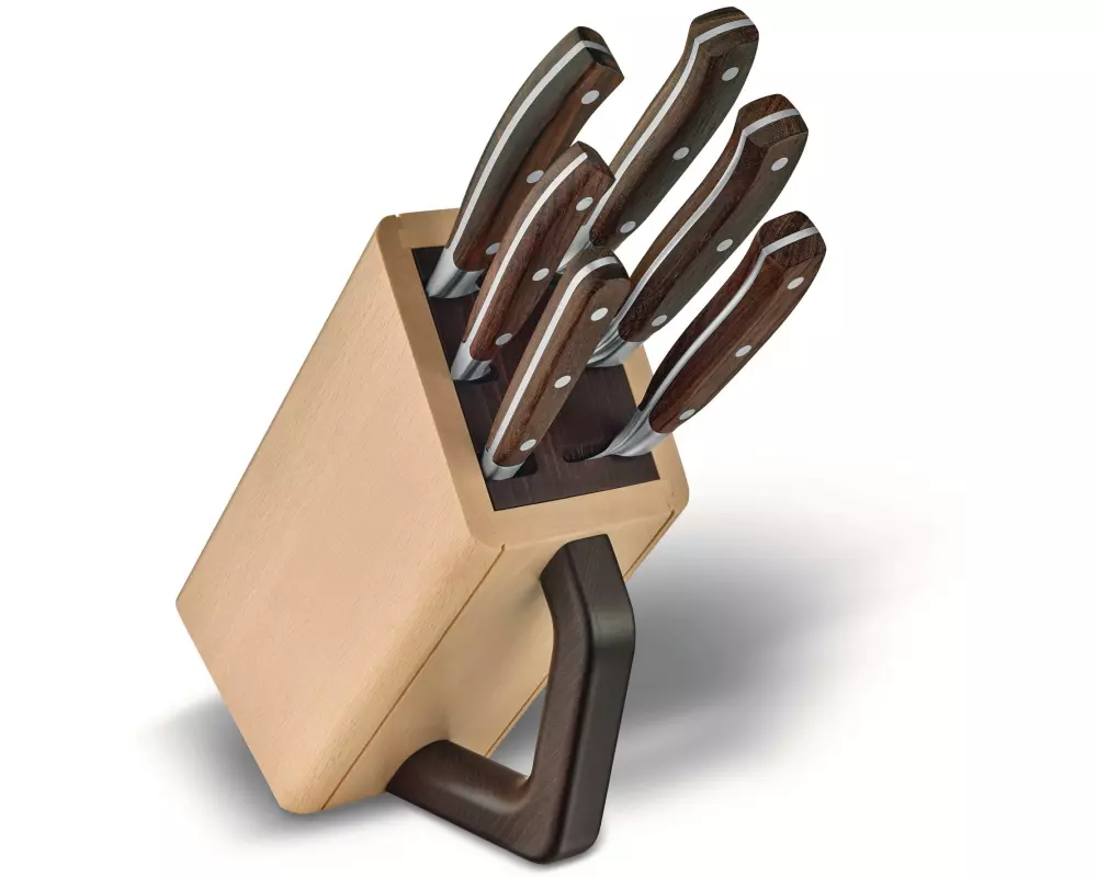 Victorinox Messerblock-Set mit Messer Grand Maître 6-teilig