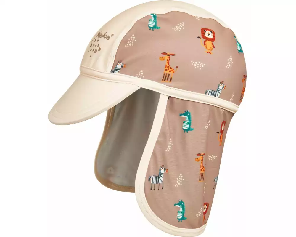 Playshoes Sommermütze Wildtiere Braun Gr. 51 cm