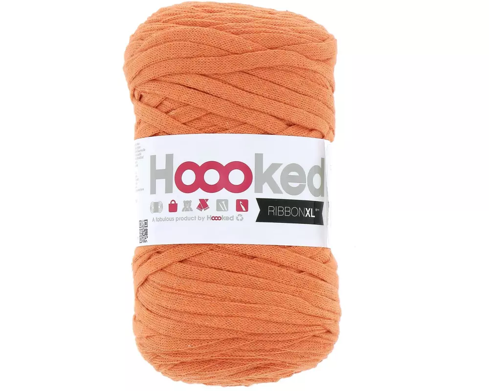 Hoooked Wolle Ribbon XL 250 g, Orange