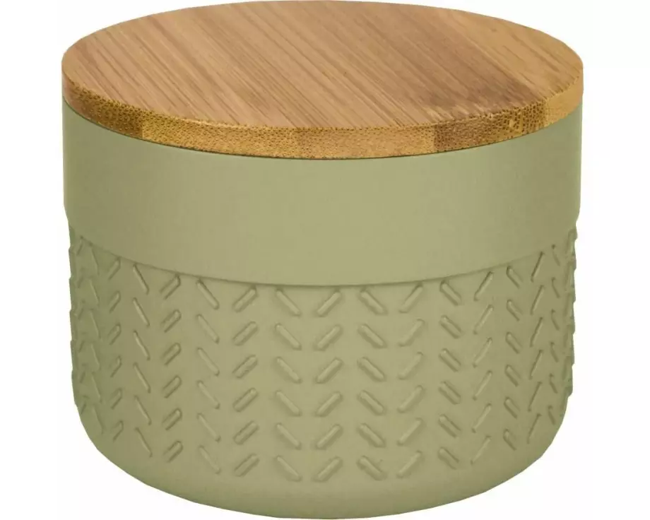 Kleine Wolke Aufbewahrungsdose Dash Olivgrün, Holz/Polyresin