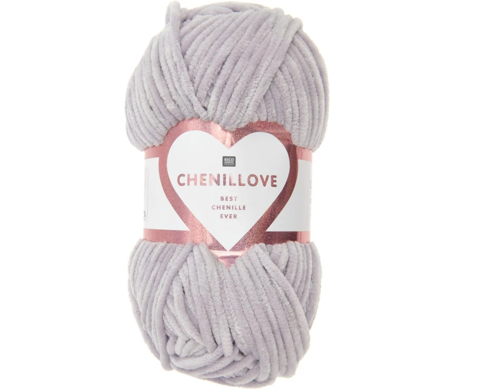 Rico Design Wolle Chenillove 100 g, Flieder