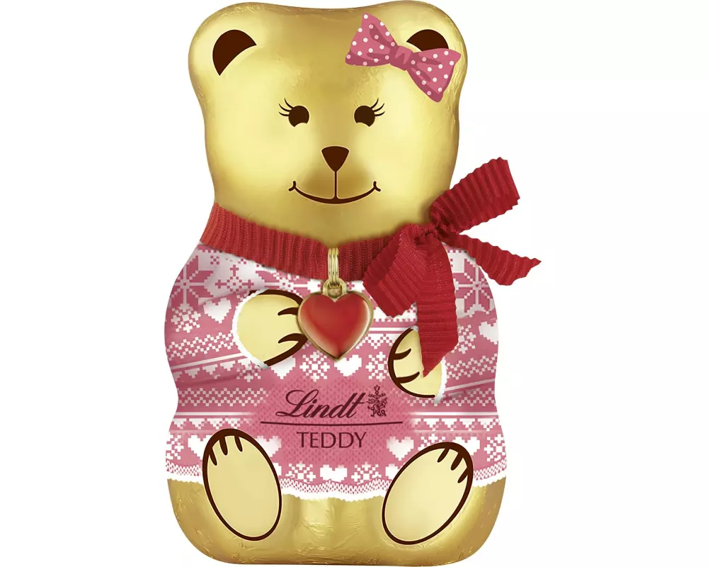Lindt Schokolade Teddy Girl Milch Weihnachten 100 g