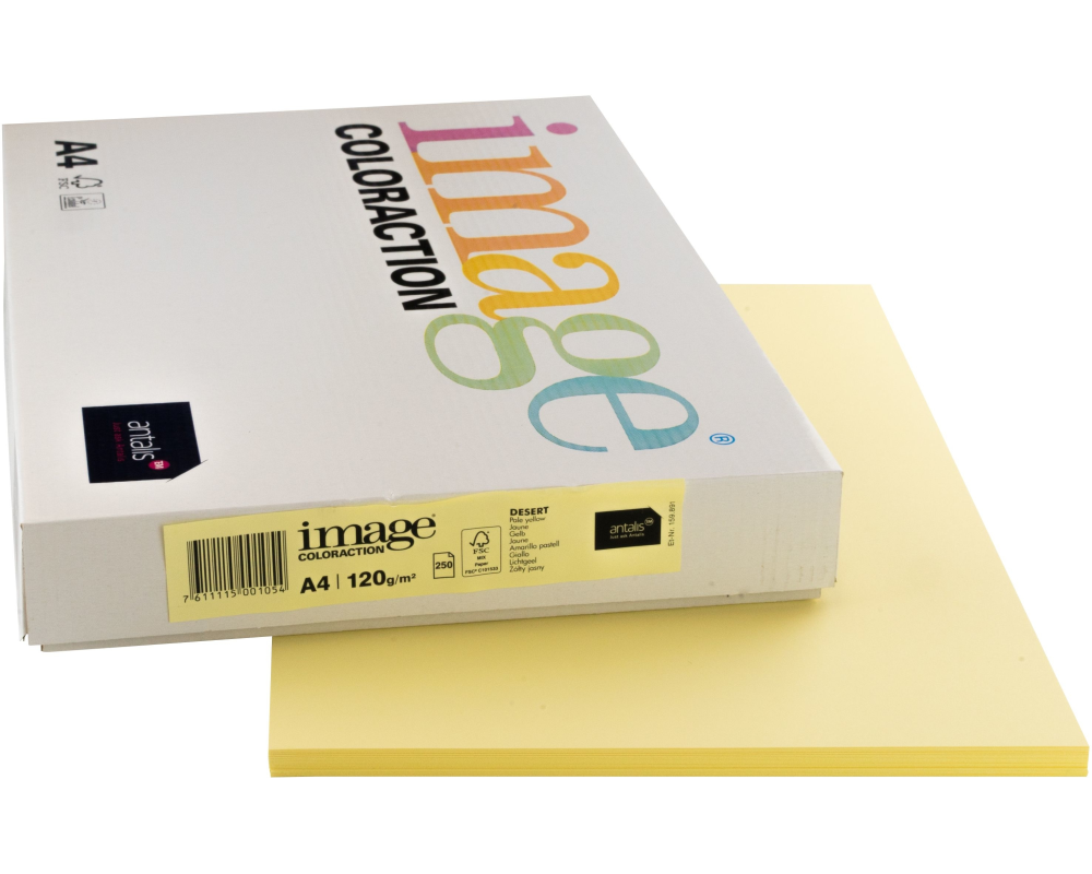 IMAGE COLORACTION Kopierpapier Desert A4 266644 120g, gelb 250 Blatt