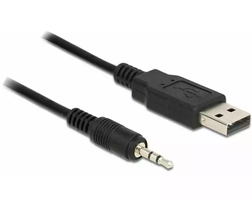 Delock USB 2.0-Kabel TTL 2.5 mm 3 Pin (5 V) USB-A - Klinke 1.8 m