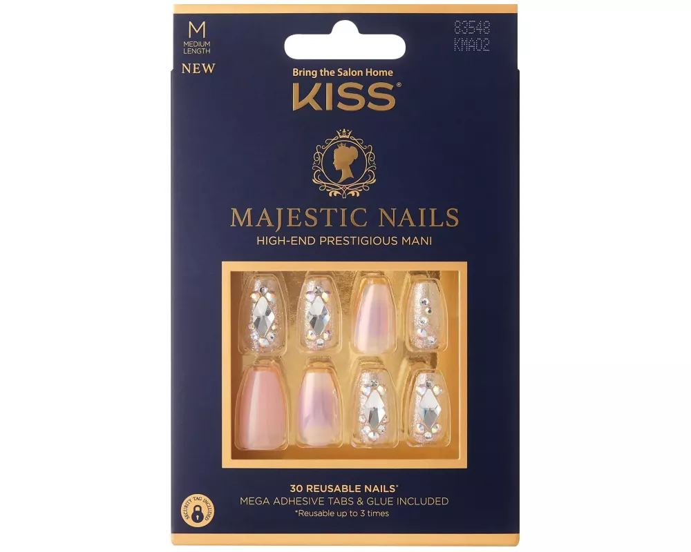 Kiss Kunstnägel-Set Majestic – In A Crown 30 Stück