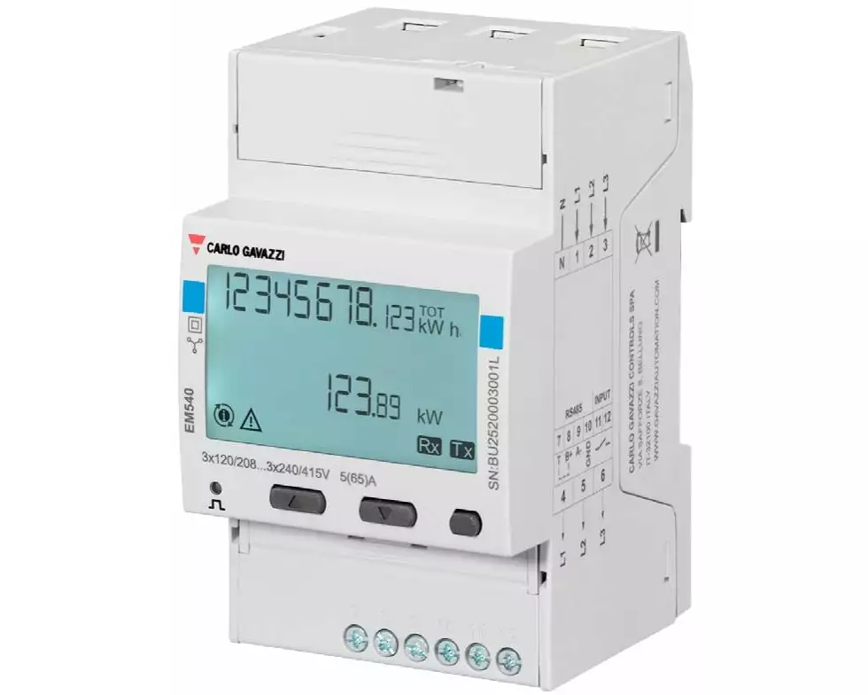 Victron Energiezähler EM540 - 3 Phasen, max. 65A/P