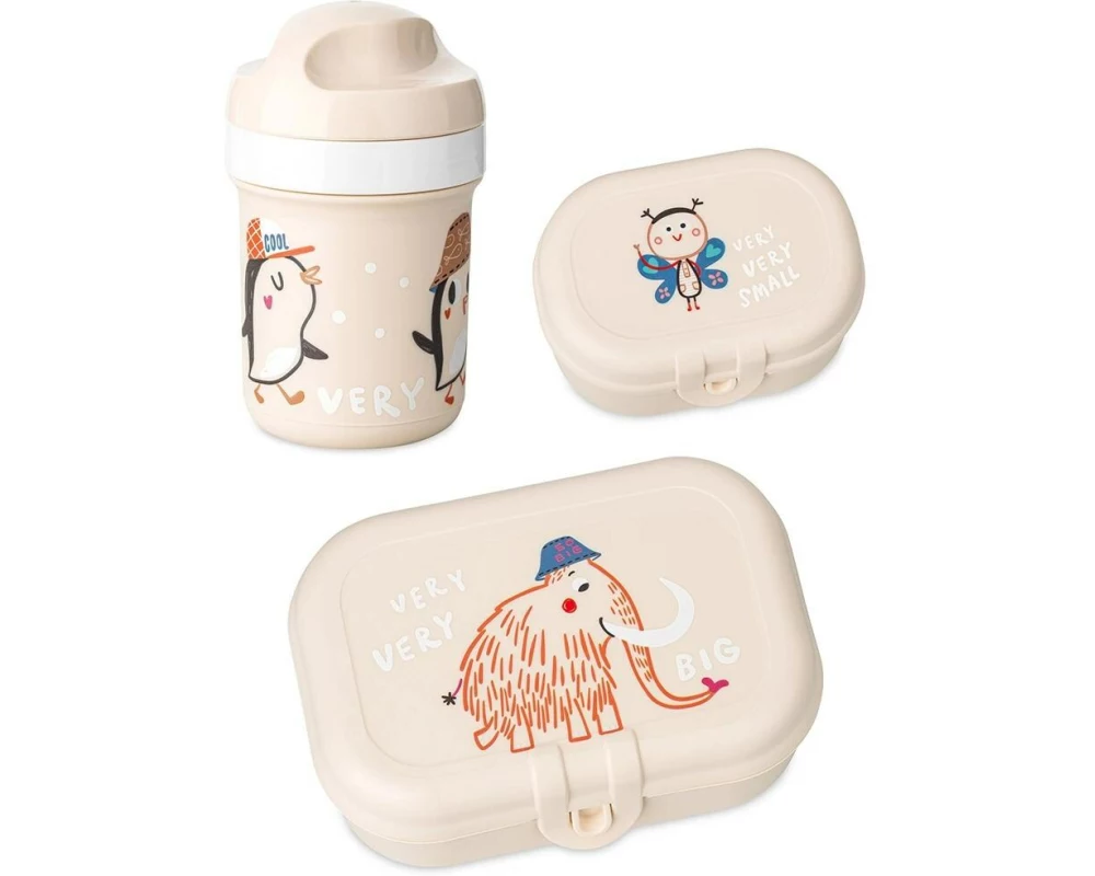 Koziol Lunchboxset VERY VERY TO GO almond