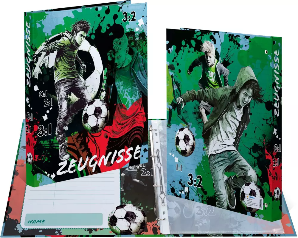 HERMA Ringbuch Zeugnis A4 Street Soccer 1 Stück