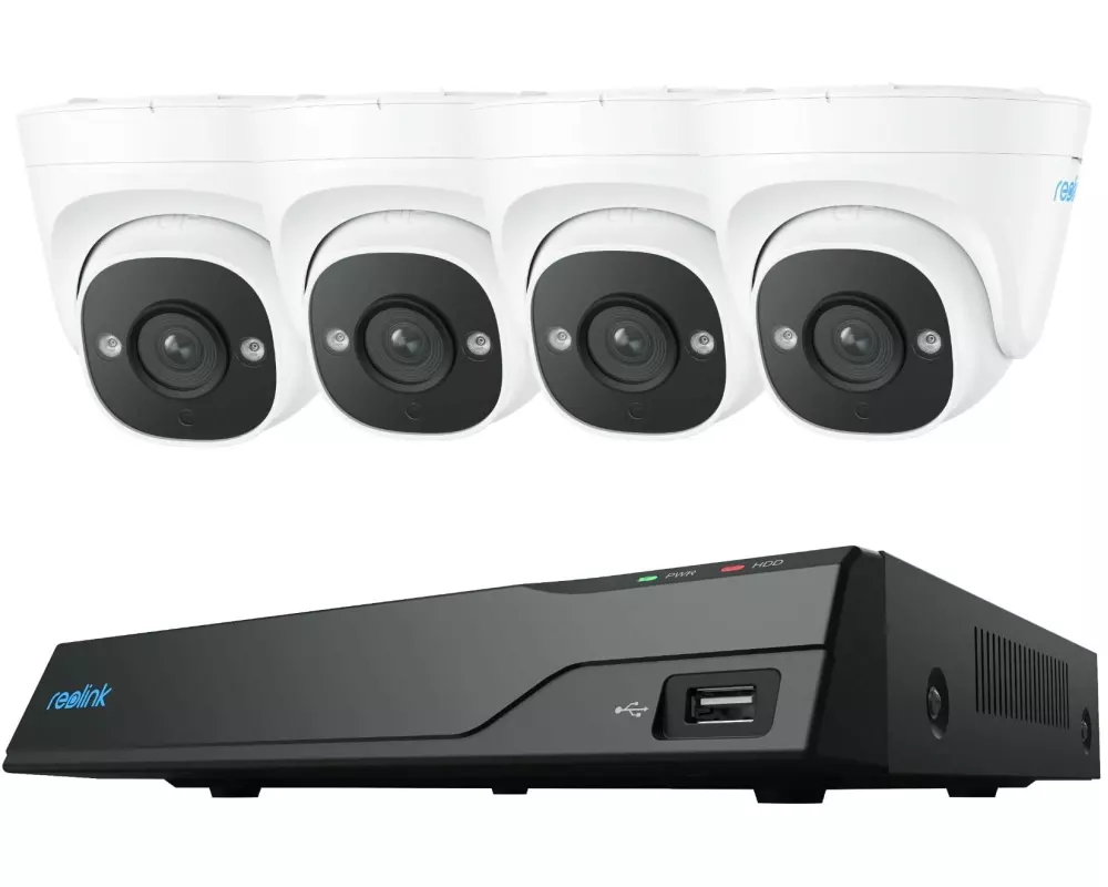 Reolink Überwachungsset NVS8-5MD4 Dome, inkl. 2TB Harddrive