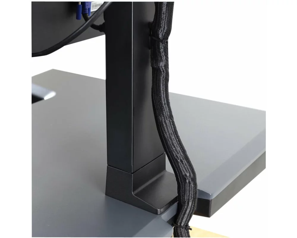 ERGOTRON desk stand, WorkFit-T, Sit-Stand, adjustable 38cm, 15kg, black