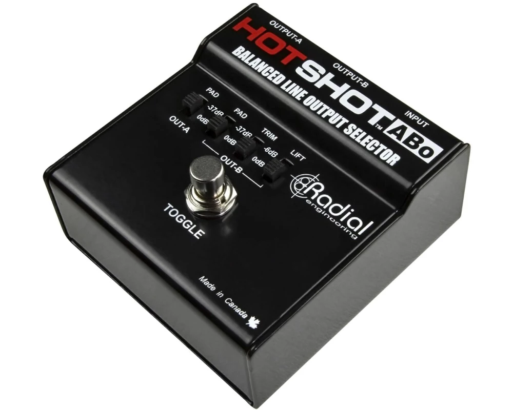Radial HotShot ABo Line-Ausgangs-Selektor Passiv Stahl