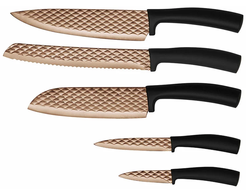 Berlinger Haus 5-teiliges Messer-Set Rose Gold Edition