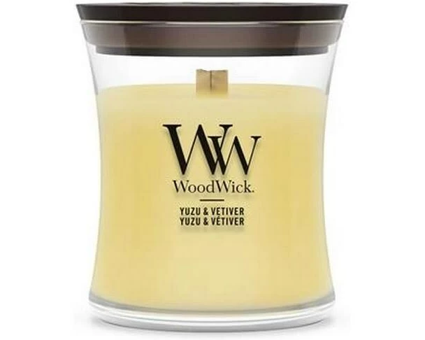 Woodwick Duftkerze Yuzu & Vetiver Mini Jar