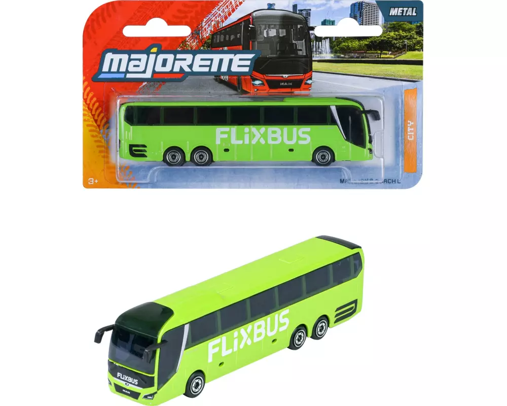 Majorette MAN Lion's Coach L Flixbus, grün Flixbus, Grün