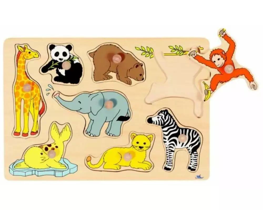 Goki Steckspiel Tierkinder