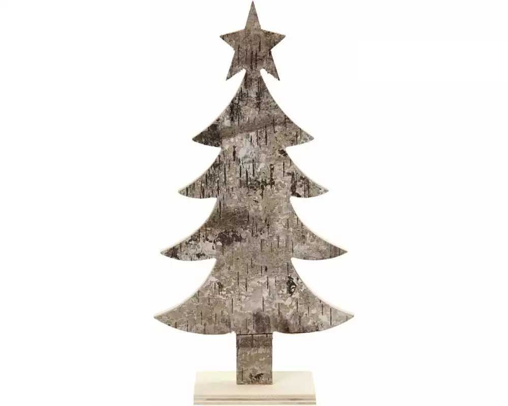 Creativ Company Deko Weihnachtsbaum Rinde Rinde, 26 x 13 cm