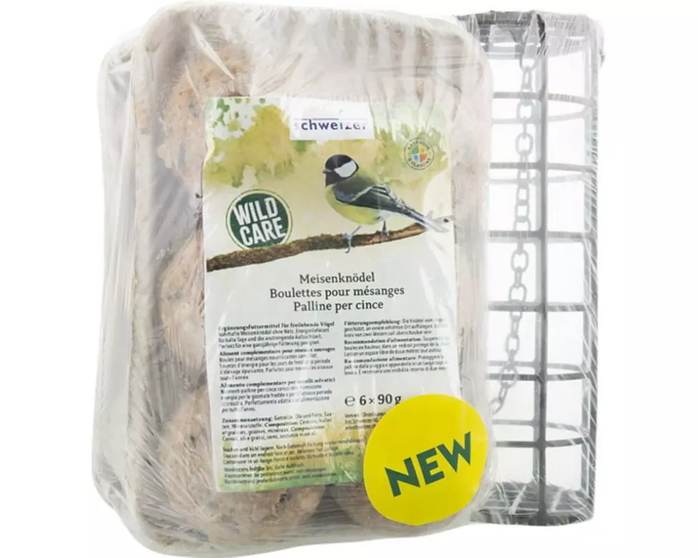 Wildcare Meisenknödel mit Spender netzfrei